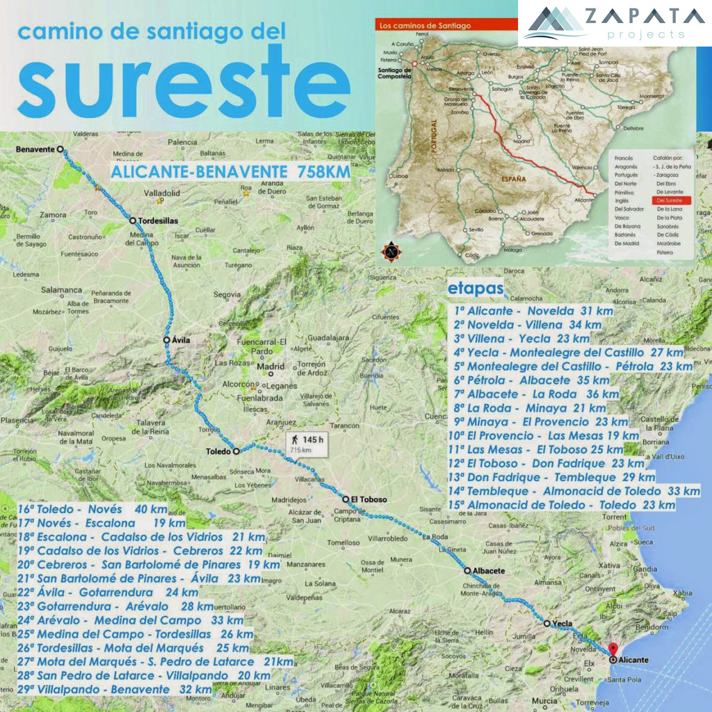 camino santiago sureste-inmuebles y promociones zapata